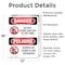 Signmission Do Not Climb Shelves At Any Time Bilingual, 12 in W x Rectangle, Vinyl Decal OS-2PACK-DS-D-1218-VS-1788 - alternate 5